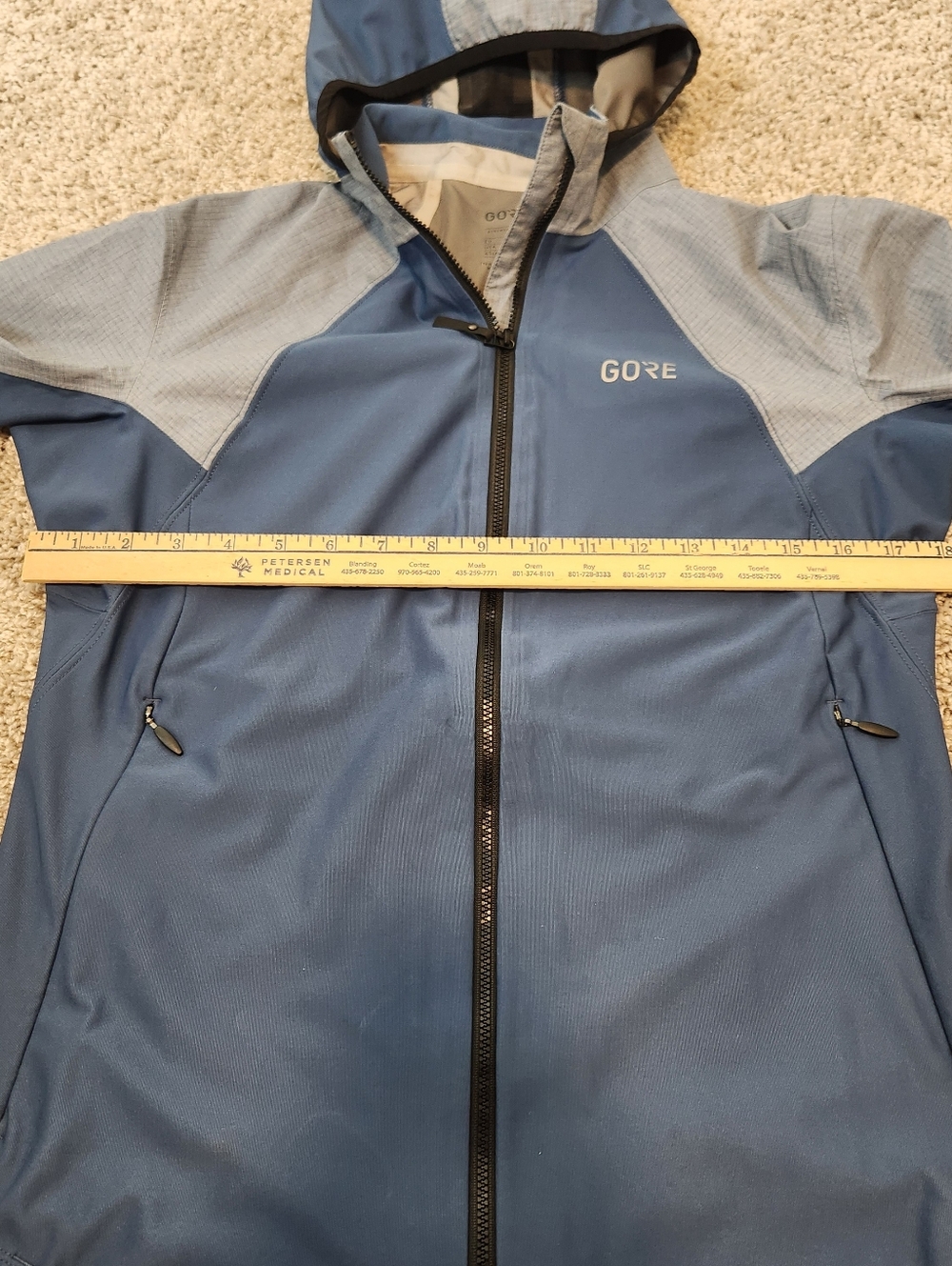 Gore Bike Wear Womens C5 Gore Tex Infinium Hybrid Hooded Jacket Size Small - Picture 7 of 8